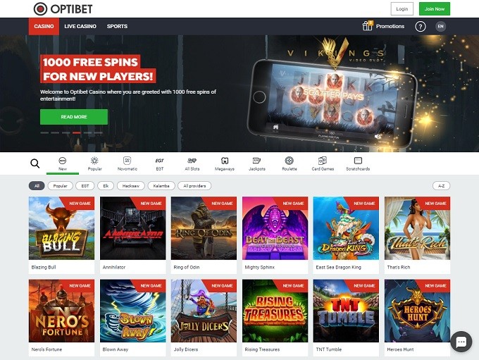Optibet Casino App