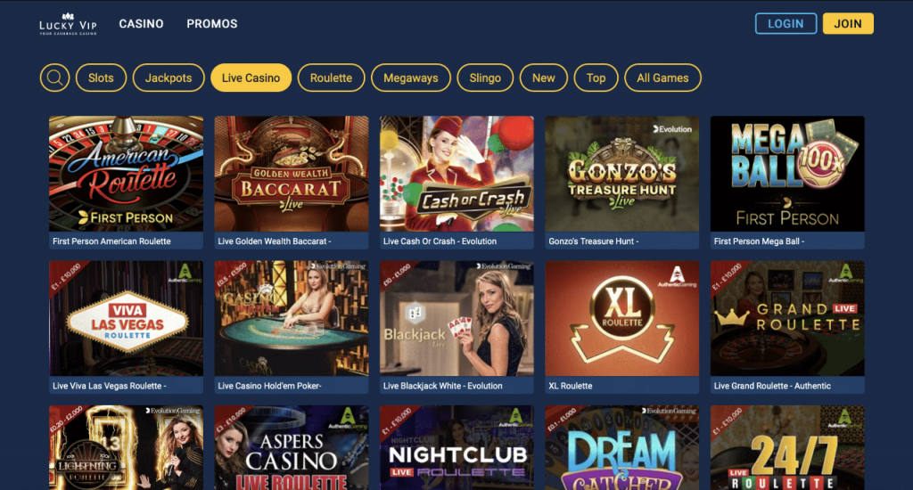 lucky vip casino free spins